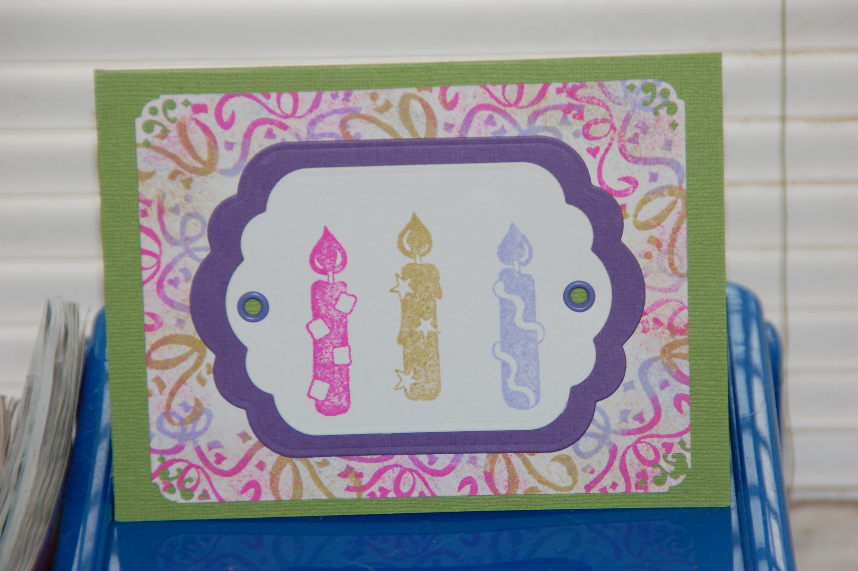 Candle Celebration Card