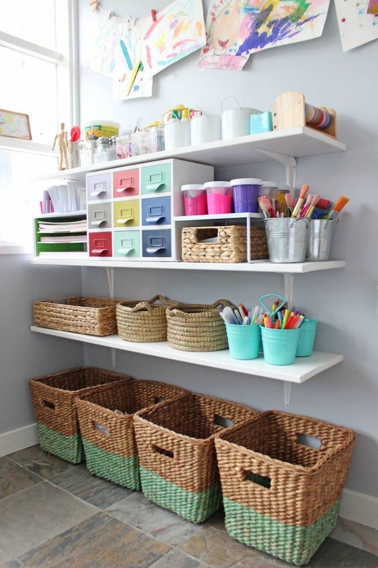 Craft Room: Shelves