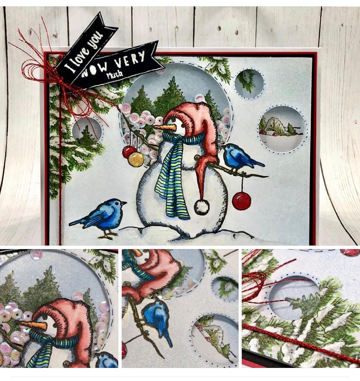 Snowman (Shaker) Card