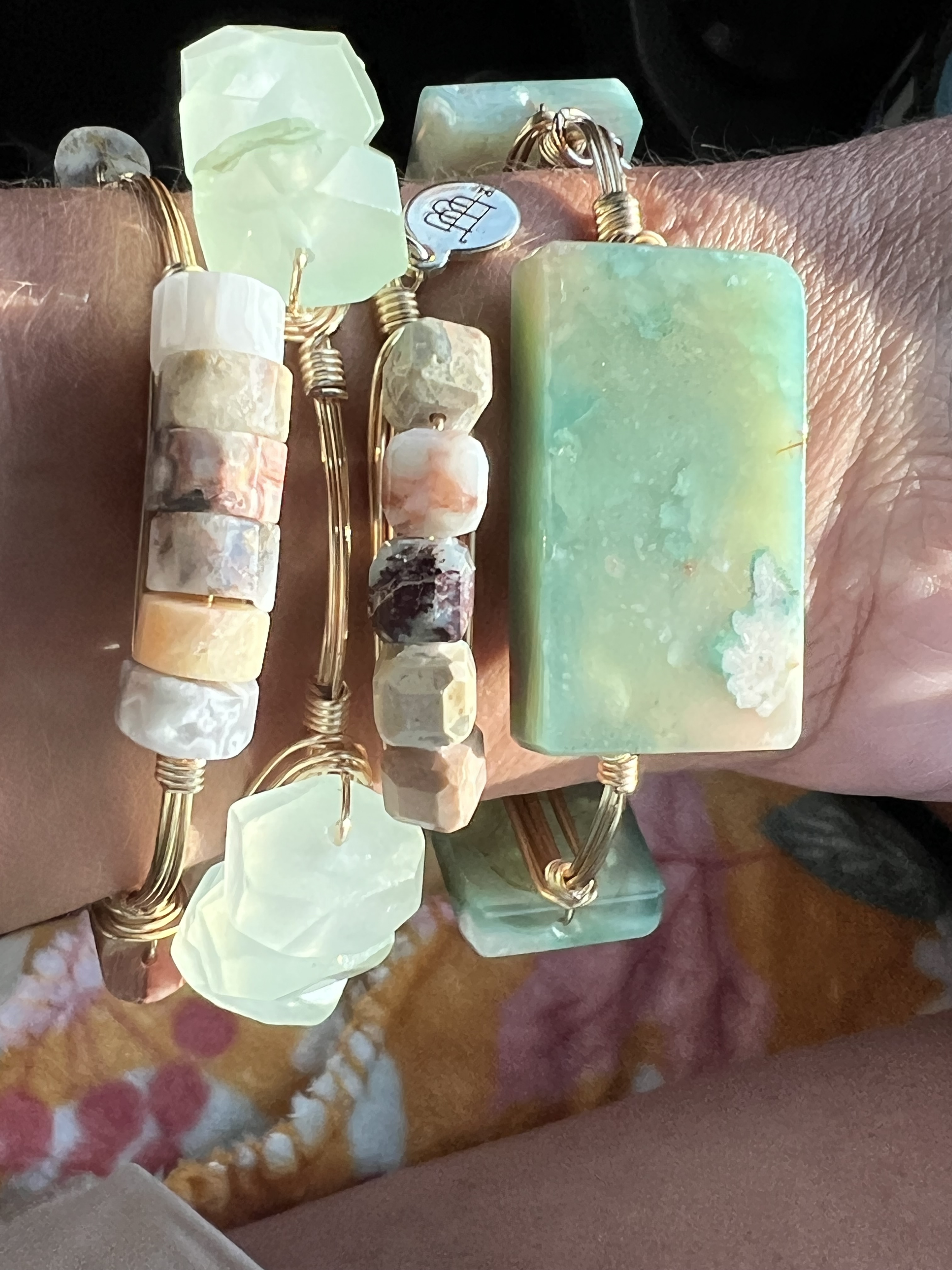 Bangle stack: Earth tones Bangle stack: Earth tones